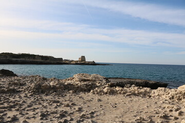 View to Torre di Maradico, Puglia Italy