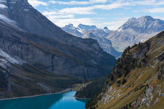 Scenic Lake Oeschinen