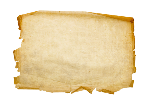 Old grunge paper background isolated on white