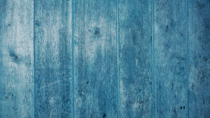 blue colored wood planks background texture.