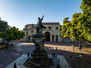 Fototapeta premium Catedral Primada de America. Zona Colonial, Santo Domingo, Dominican Republic.