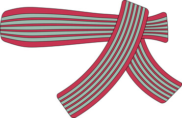 Obraz premium Scarf icon. Neckwear for cold weather. Clothes and accessories, scarf symbol