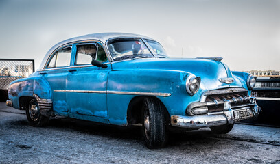 Classic old Cuban car