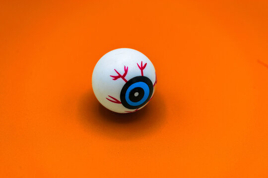 Spooky Eyeball With Red Veins