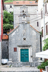 Obraz premium Old town hall in Perast, Montenegro