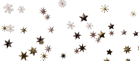 The winter background, falling snowflakes