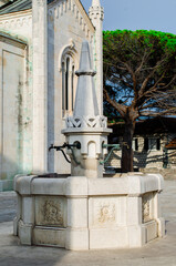 Old fountain in Herceg Novi stock photo