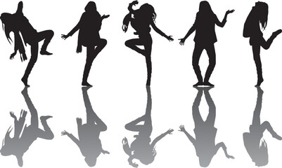 silhouette of a hip-hop dancer