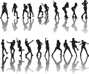 silhouette of a hip-hop dancer