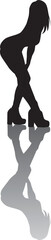 silhouette of a hip-hop dancer