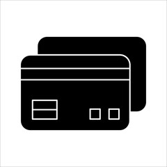 Linear debit payment icon, outline icon isolated on white background, eps 10.