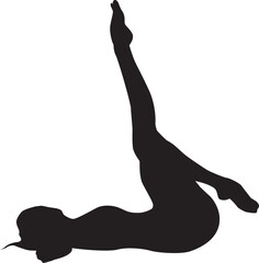 silhouette of a hip-hop dancer