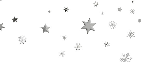 Snowflakes Falling On Snow - Winter Banner