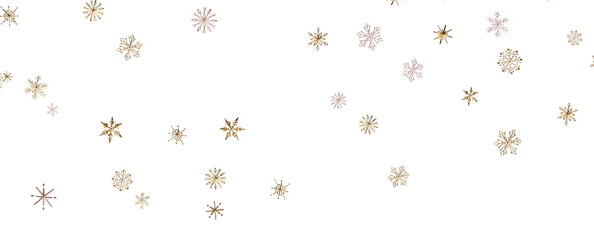 Christmas Card - Snowflakes Of Paper In Frame