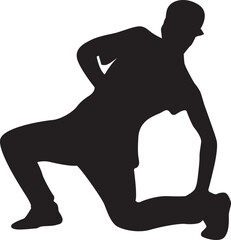 silhouette of a dancing person