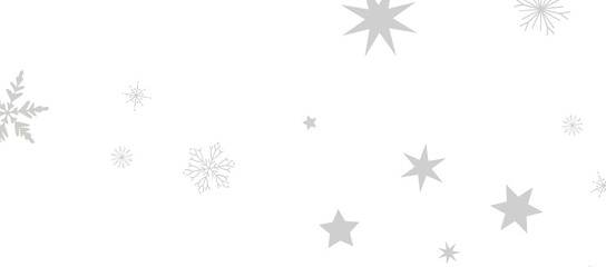 Snowflakes Falling On Snow - Winter Banner