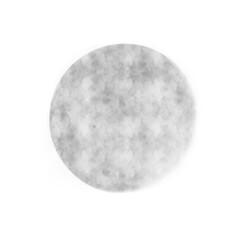 Metallic Silver Glitter Texture Moon
