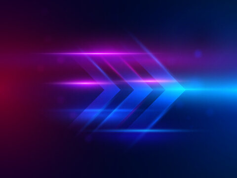 Speed Light Effect Background Abstract Action Fast Technology Vector Movement Blue Design Speed Dynamic Energy Concept