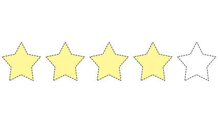 Star rating stars opinion feedback wanted mark scale ULTRA HD