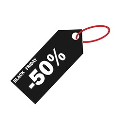 Black Friday icon for advertising, banners, leaflets and flyers