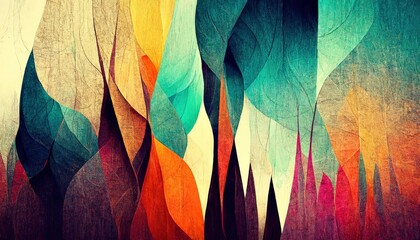 Abstract lines. Background image. Different colors