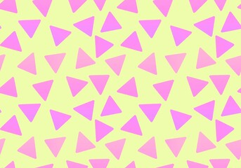 Geometric seamless triangle markers pattern for wrapping paper and kids clothes print and fabrics and linens