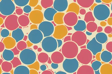 Seamless pattern with cute retro roller skates. Vintage texture for kids textile, wrapping paper. Cartoon 70s 80s comic style background for girls.