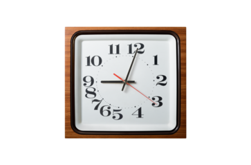 Work vs Personal Life illustrated by clock showing hours 5 - 9 shrinking, on transparent background