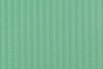Green striped waved polyurethane foam background