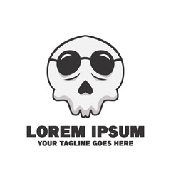 Cool Skull Logo is suitable for element design, logo, emblem, and others. eps 10. easy to edit
