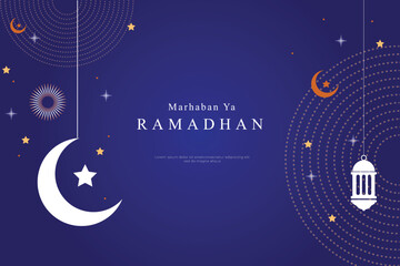 islamic background happy ramadan kareem