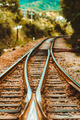 Fototapeta premium rail way 