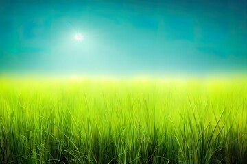 Fototapeta na wymiar Green Grass Isolated Transparent background