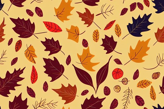 Thanksgiving animals kids 2d illustration border. Seamless pattern autumn leaves turkey corn pumpkin hedgehog, squirrel. Harvest festival. Fall party invitation banner. Happy Thanksgiving card decor