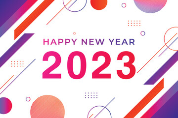 happy new year 2023 abstract background