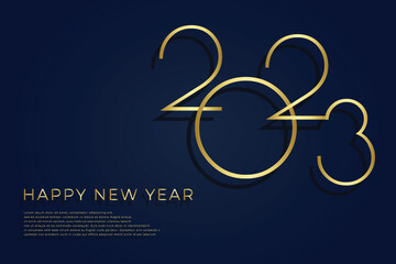 happy new year 2023 abstract background