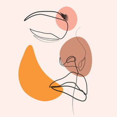 momen face potrait hand drawn art