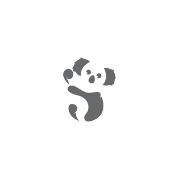 recommend clip art: Koala logo icon design illustration