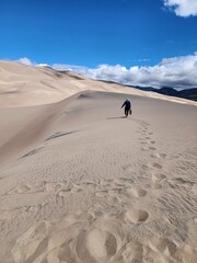 walking in the desert