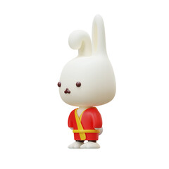 Chinese New Year Of Rabbit 3D Element 03