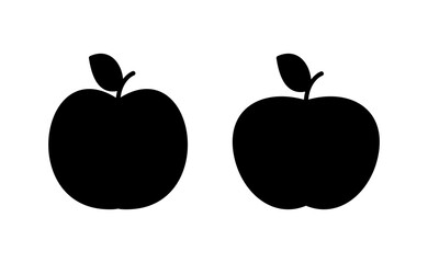 Apple icon vector for web and mobile app. Apple sign and symbols for web design.