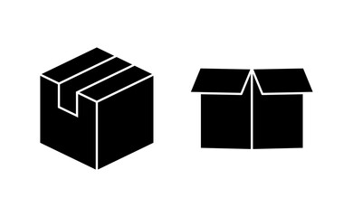 Box icon vector for web and mobile app. box sign and symbol, parcel, package
