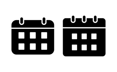 Calendar icon vector for web and mobile app. Calender sign and symbol. Schedule icon symbol