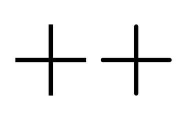 Plus Icon vector for web and mobile app. Add plus sign and symbol