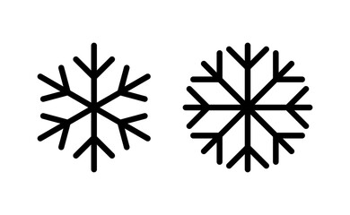 Snow icon vector for web and mobile app. snowflake sign and symbol