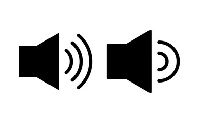 Speaker icon vector for web and mobile app. volume sign and symbol. loudspeaker icon. sound symbol