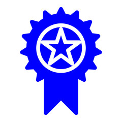blue star badge