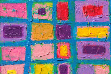 Texture, background and colorful  Image of an original  Abstract Painting