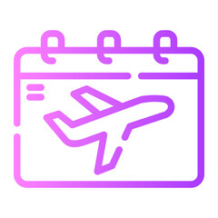 departure gradient icon
