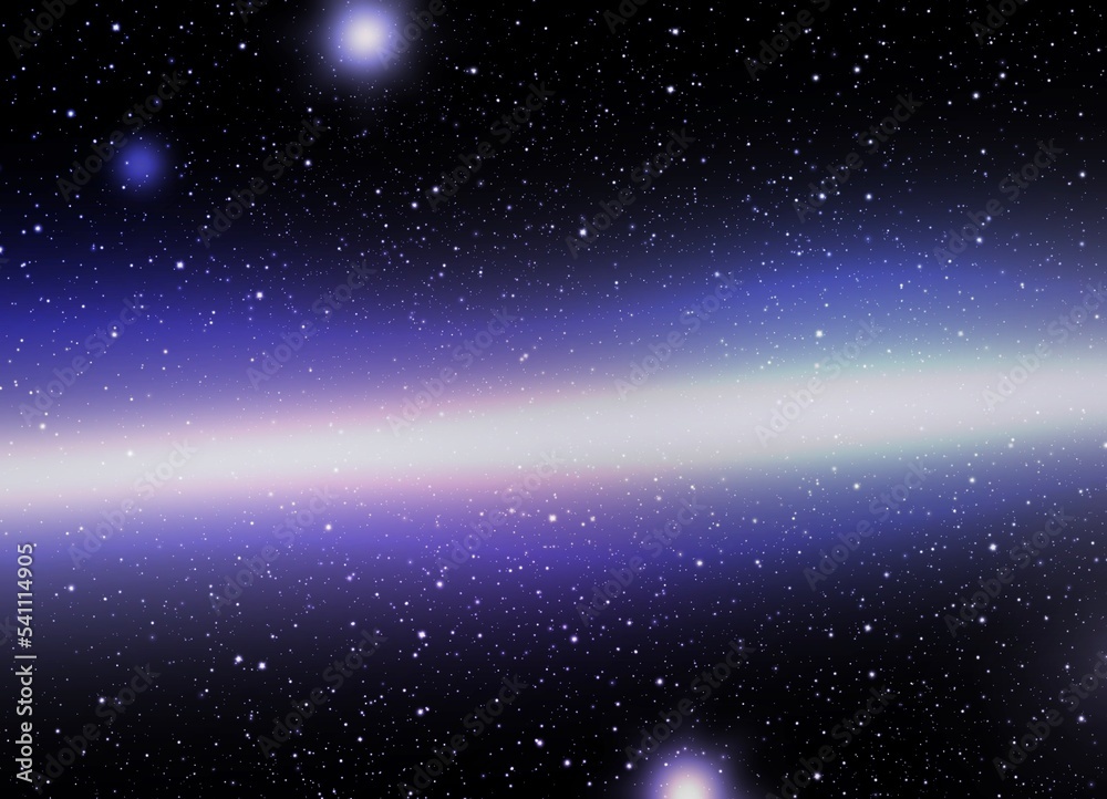 Wall mural a space of the galaxy ,atmosphere with stars at dark background